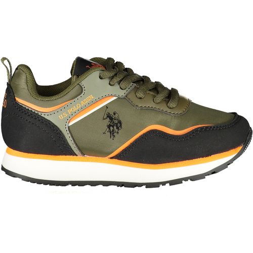 US POLO ASSN. GREEN SPORTS SHOES FOR CHILDREN slika 1