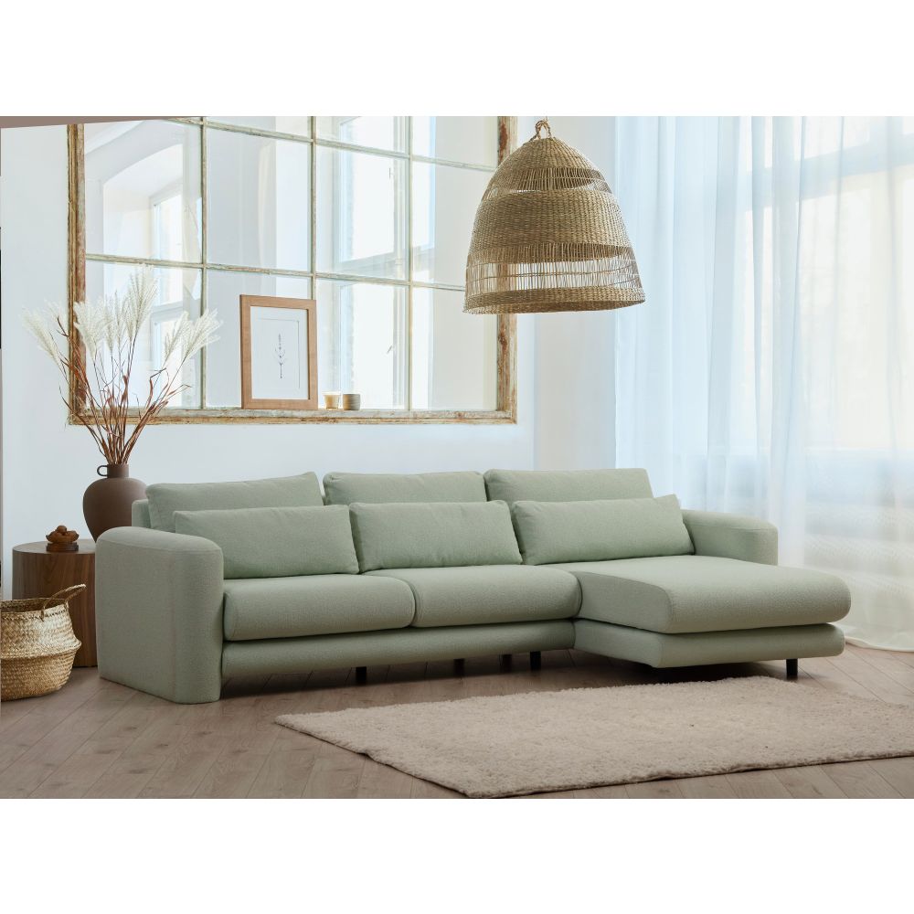 Zeleni Kutni Sofa Lily Desni Ugao slika 1