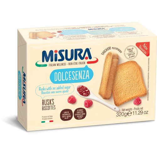 MISURA dvopek bez dodanog šećera 320g dolcesenza slika 1