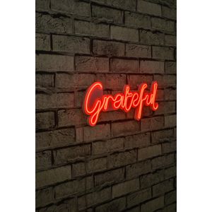 Wallity Ukrasna plastična LED rasvjeta, Grateful - Red