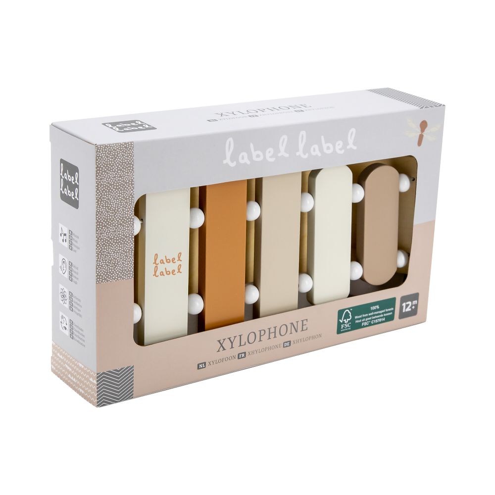 Label Label Drveni ksilofon, Nougat slika 3