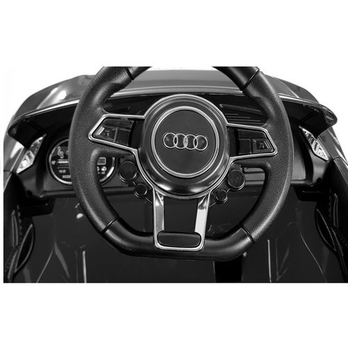Licencirani auto na akumulator Audi R8 Spyder - crni/lakirani slika 3