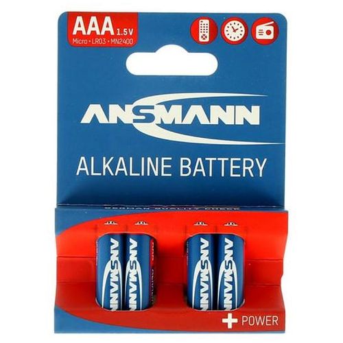 ANSMANN Alkalne baterije LR03 AAA 4/1 slika 1