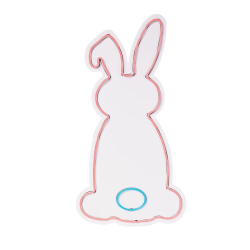 Wallity Ukrasna plastična LED rasvjeta, Rabbit - Pink, Blue slika 13