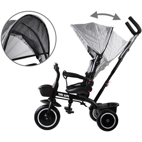 Tricikl Tiny bike 3 u 1 - Grey slika 5