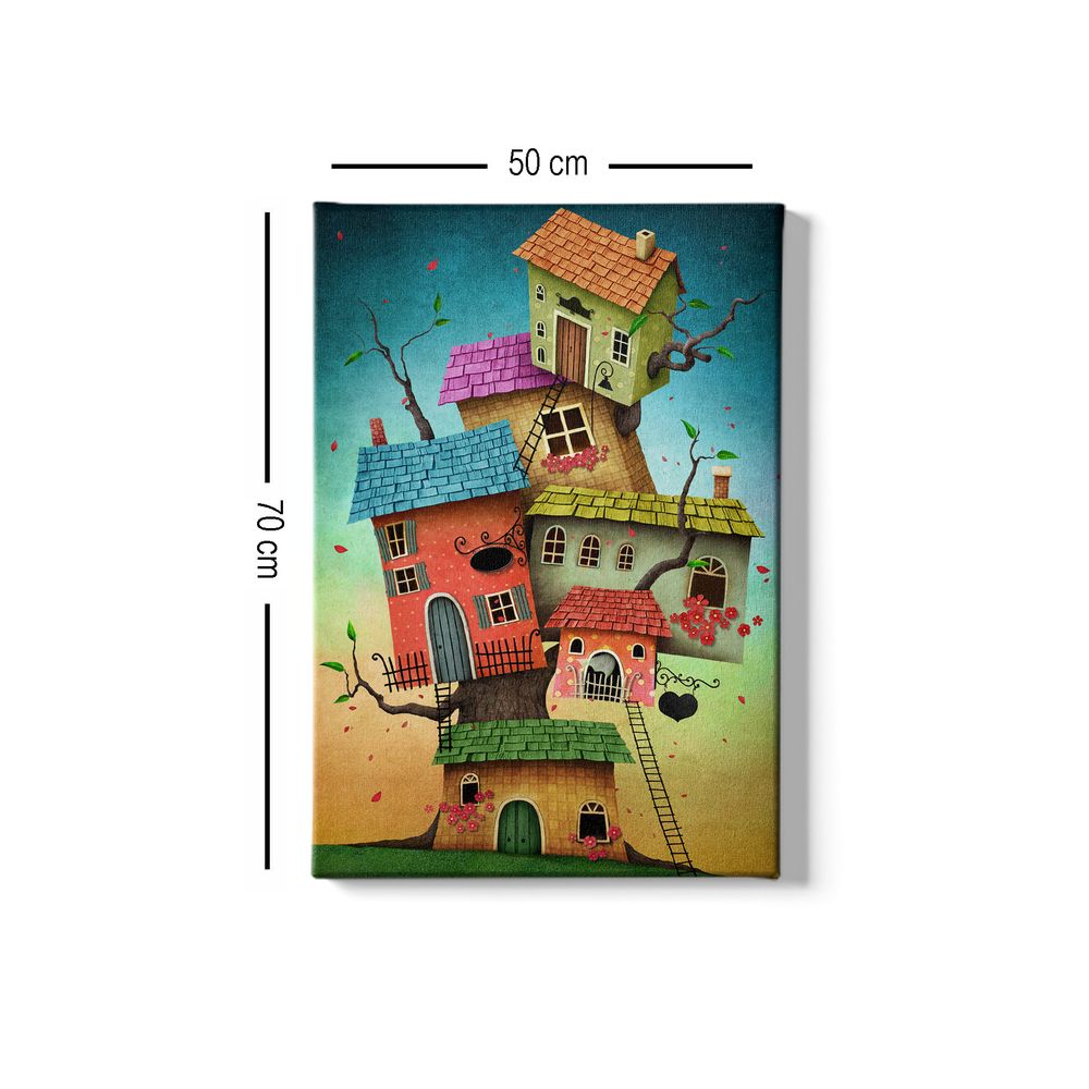 Dekorativna Šarena Slika na Platnu (50 x 70 cm) - Model 181 slika 3