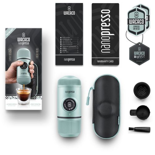 WACACO NANOPRESSO ARCTIC BLUE + FUTROLA slika 2