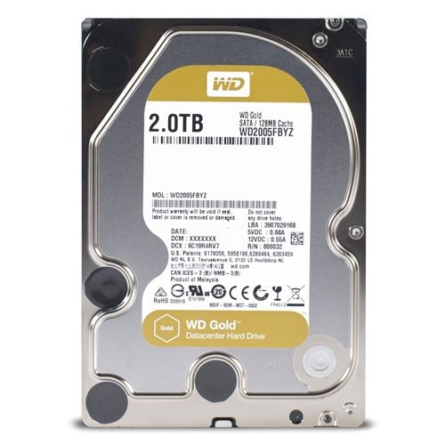 HDD WD 2TB 7200rpm 128MB WD2005FBYZ Gold slika 1