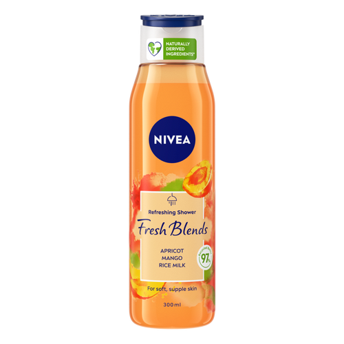 NIVEA Fresh Blends apricot mango rice milk gel za tuširanje 300ml slika 1