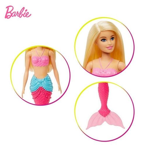 Barbie lutka sirena roze slika 2