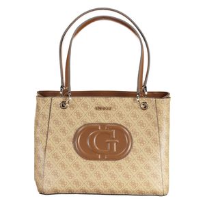 GUESS JEANS WOMEN'S BAG BEIGE