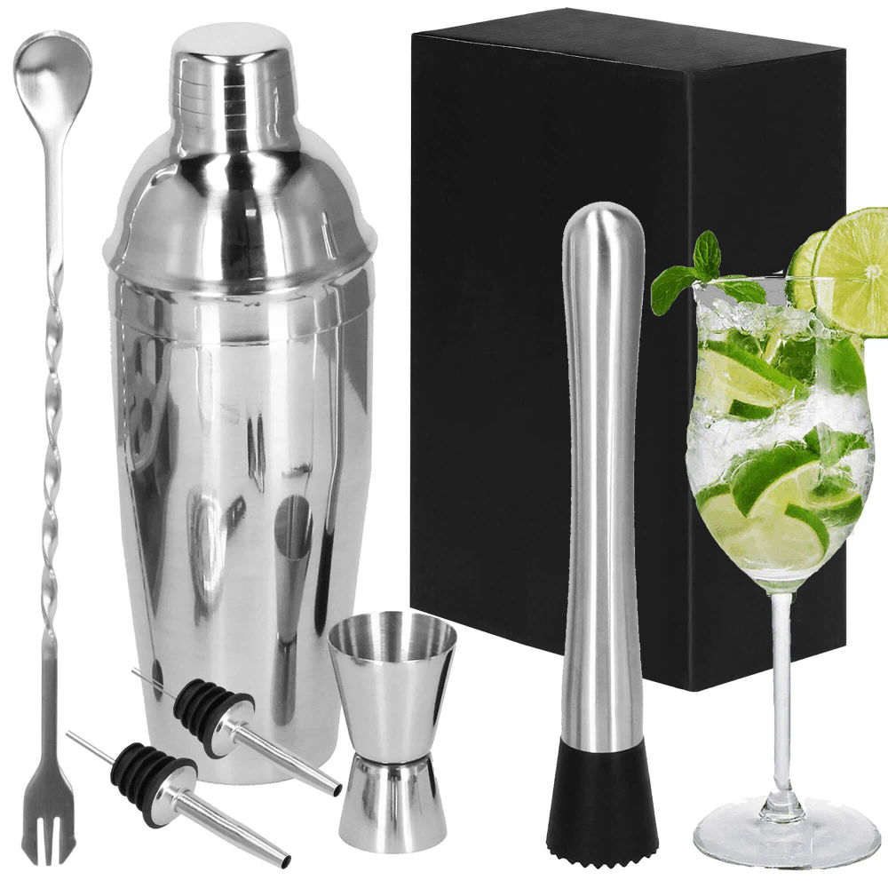 Set za pripremu pića za barmene shaker 750 ml 6 komada slika 1