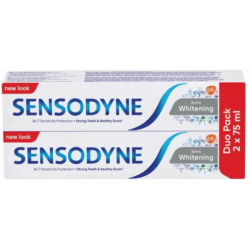 Sensodyne® Pasta za zube Extra Whitening 2x75ml Duo pack slika 1