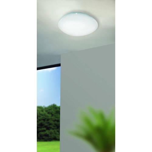 Eglo Sileras-a plafonjera led, 36w, prom 600, sa daljinskim dimabilna, bijela/kristal   slika 2