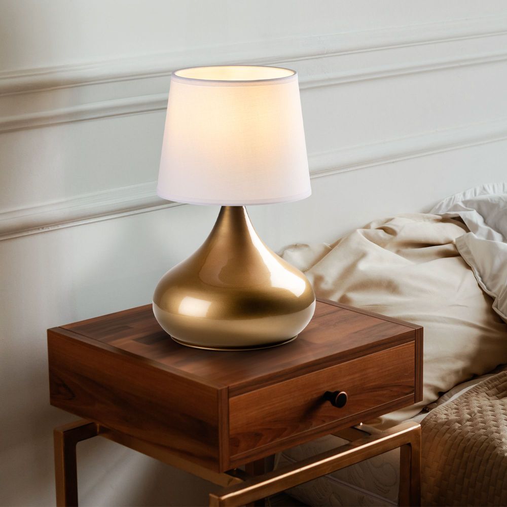 Bulbe - 15467 GoldWhite Stočna Lampa slika 3