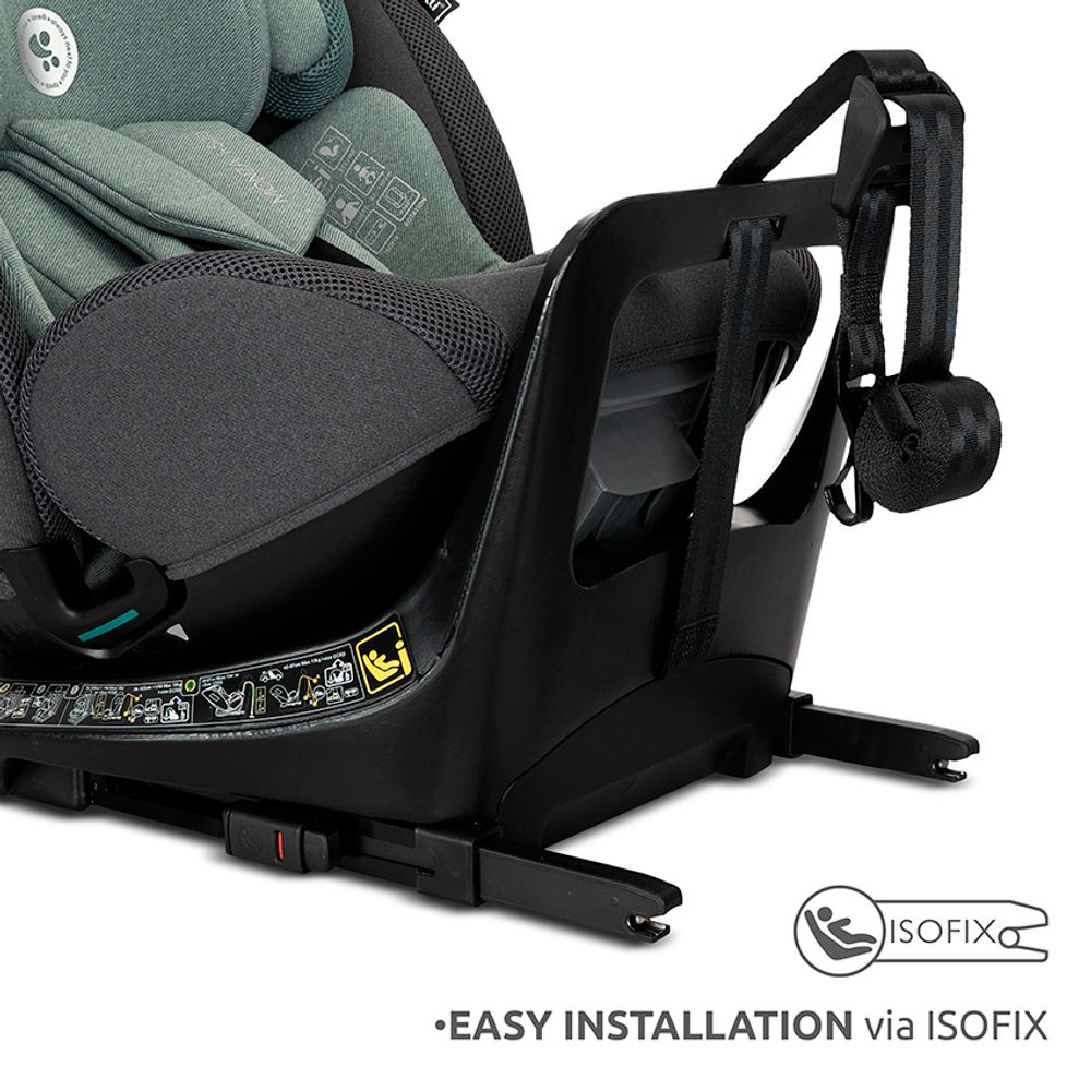 LORELLI autosjedalica Monza i-Size Isofix 40-150 cm 360°, Black  slika 10