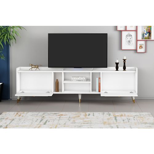 Rudy v2 - White, Gold White
Gold TV Stand slika 2