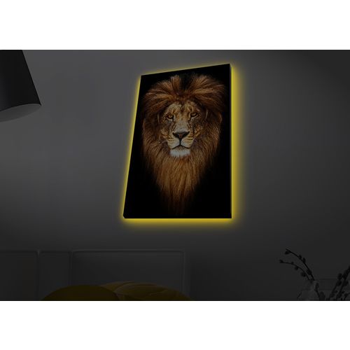 Wallity Slika dekorativna platno sa LED rasvjetom, 4570MDACT-078 slika 1