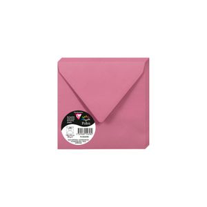Clairefontaine kuverte Pollen 140x140mm 120gr hydrangea pink 1/20