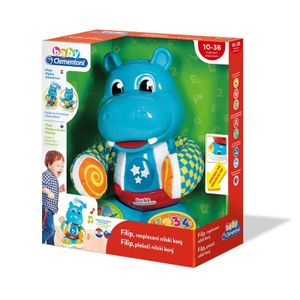 Clementoni Interaktivna igračka Filip, rasplesani nilski konj - Hippo Filippo (HR/SLO)