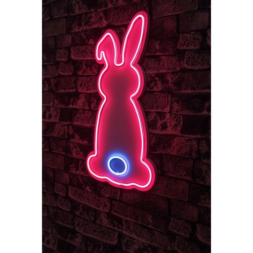 Wallity Ukrasna plastična LED rasvjeta, Rabbit - Pink, Blue slika 9
