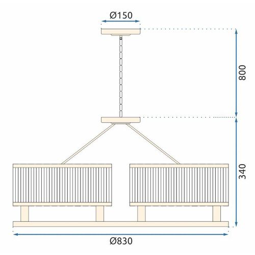 Viseća svjetiljka s APP789-6C kristalima slika 10