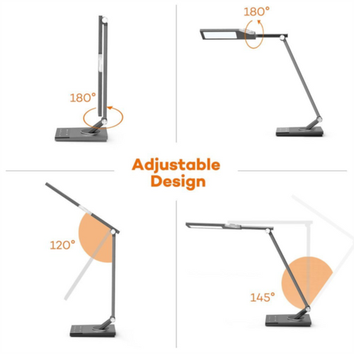 TaoTronics LED stolna lampa s dodirnom kontrolom, Iron Gray TT-DL16 slika 3