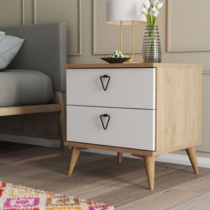 Versa-Ce 3636 Oak
White Nightstand