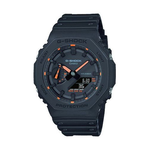 Muški sat Casio G-Shock OAK - NEON ORANGE INDEX Crna (Ø 45 mm) slika 1