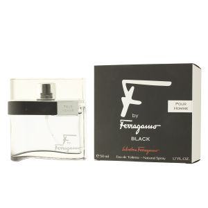 Salvatore Ferragamo F by Ferragamo Black Eau De Toilette 50 ml (man)