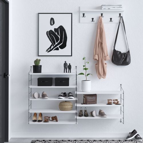 Bıena White Shoe Cabinet slika 1