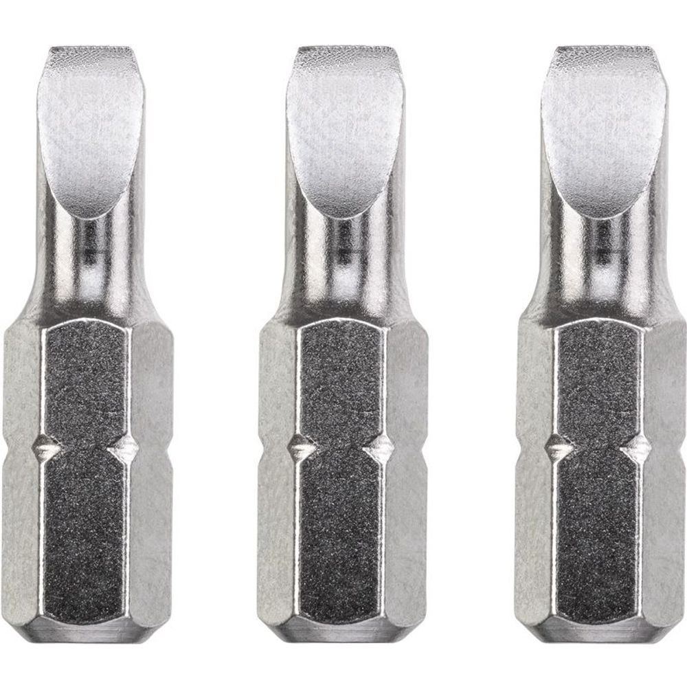 KWB industrial steel bit nastavak za odvijač ravni, 3 kom slika 1