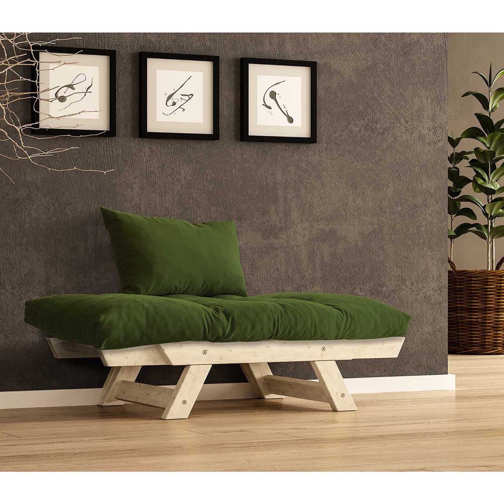 Sofa za vrt - 1 mjesto, CPT8150-140, prirodna zelena slika 3