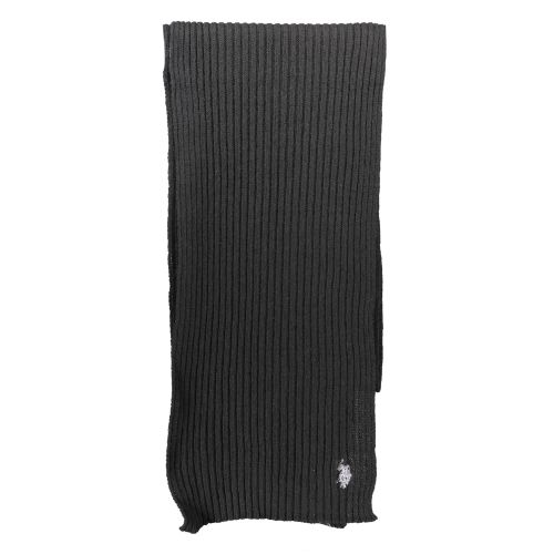 US POLO ASSN. BLACK MEN'S SCARF slika 3