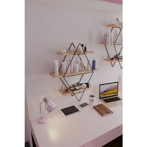 Prizma Raf, Büyük Boy Salon Tipi 2 Gold
Black Wall Shelf slika 2