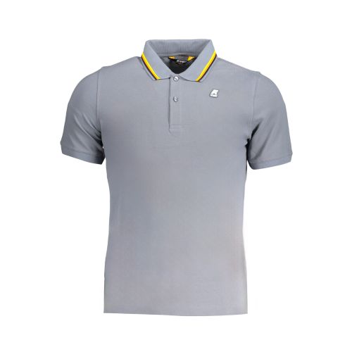 K-WAY GRAY MEN'S SHORT SLEEVED POLO SHIRT slika 1