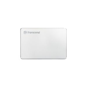 Transcend TS1TSJ25C3S External HDD 1 TB Slim form factor, M3S, USB 3.1, 2.5, Anti-shock system, Backup software, 185g, Iron gray (Slim)~1