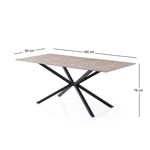 Nox - 3003 Grey Stone Dining Table slika 7