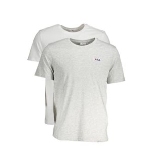 FILA T-SHIRT SHORT SLEEVE MAN GRAY