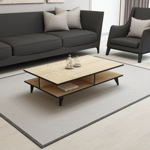 Diamond OakBlack Coffee Table