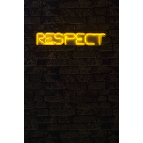 Wallity Ukrasna plastična LED rasvjeta, Respect - Yellow slika 2