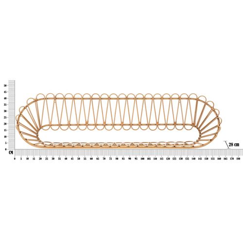 Mauro Ferretti Zidna polica Panama 162x28x43,5 cm slika 7