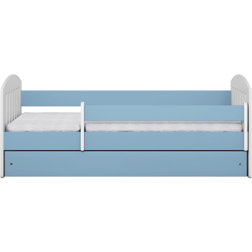 Drveni dječji krevet Classic s ladicom - plavi - 160*80cm slika 3