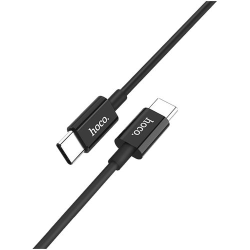 hoco. USB kabel za smartphone, USB type C na type C, 1 met., 3 A - X23 Skilled Black slika 5