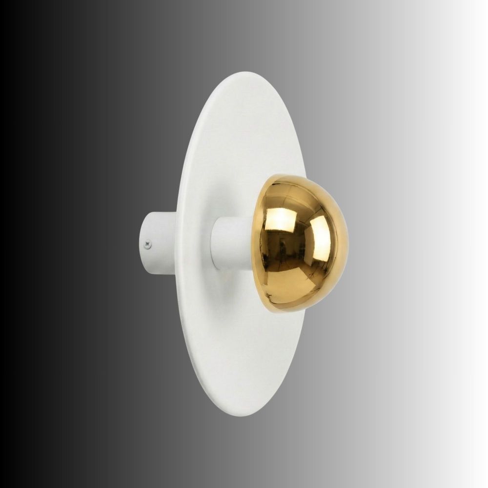 Zidna Lampa Node - 16150 - A, boje: Bijela, Zlata slika 4