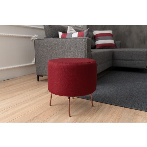 Atelier Del Sofa Tabure, Bordo crvena, Octo - Claret Red slika 4