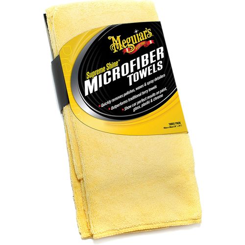 Meguiars Peškir od mikrofibera 3kom (40x60cm) SUPREME SHINE MICROFIBRE TOWEL (3PACK) slika 1