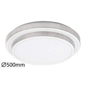 Rabalux Aspen plafonska lampa, brušeni aluminijum/ bela, LED 36W