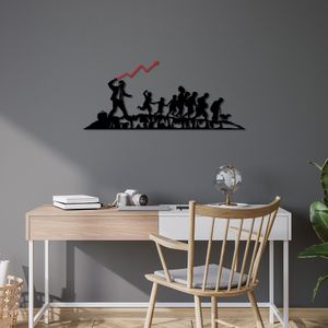 Wallity Metalna zidna dekoracija, Banksy - 4