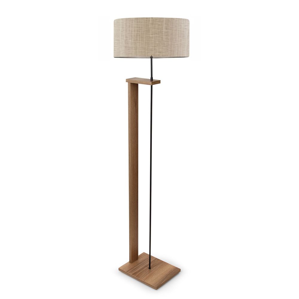 AYD-2822 Bež Drvena Lampa za Pod slika 1